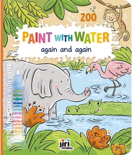 Wassermalbuch – immer wieder Zoo