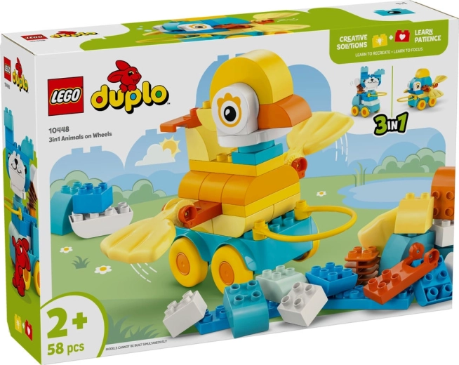 LEGO DUPLO 3-in-1 Tiere auf Rädern