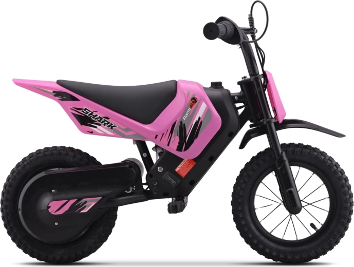 Kinder-Elektromotorrad SHARK pink