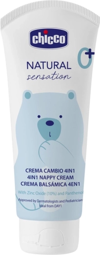 Chicco Schutzcreme für den Babypo mit Zink und Panthenol Natural Sensation 100 ml