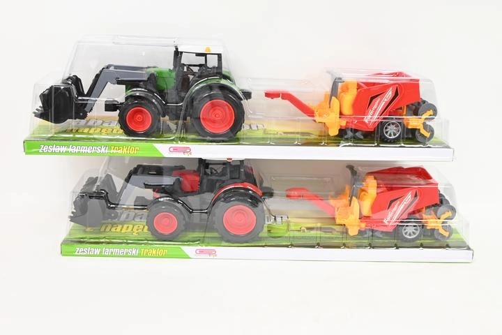 Traktor mit landwirtschaftlicher Maschine (Set)