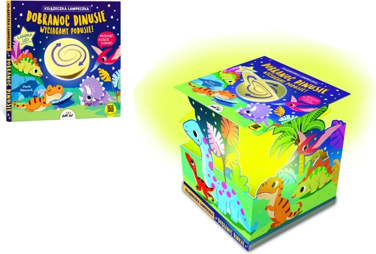 Buch-Lampe Gute Nacht, Dinosaurier – USB‑C LED
