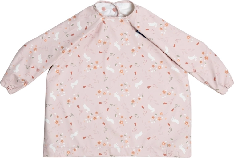 Bibado Coverall Lätzchen mit Ärmeln Botanical Bunnies