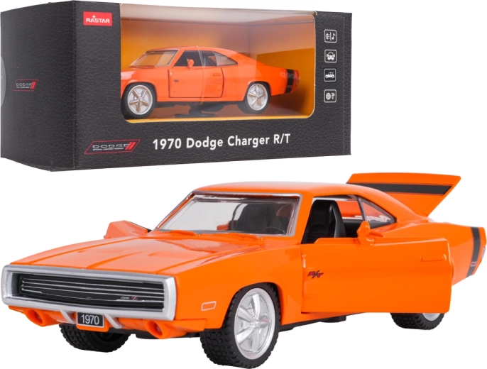 Metallmodell Dodge Charger R/T 1970 orange 1:36 RASTAR