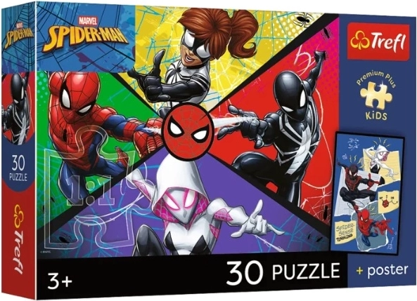 Kinderpuzzle PremPlus Kids Pajęcza moc 30 Teile