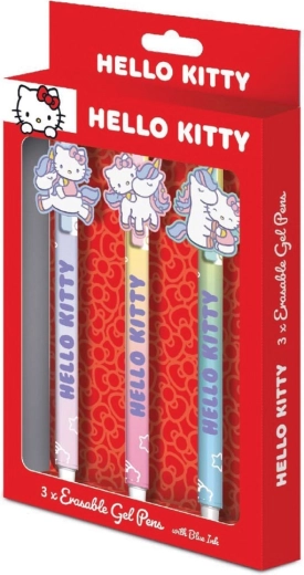 Hello Kitty Set radierbarer Gelstifte (3 Stk.)