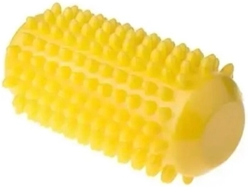 Fizjo Massage- und Reha-Roller mit Noppen 12,8 cm gelb