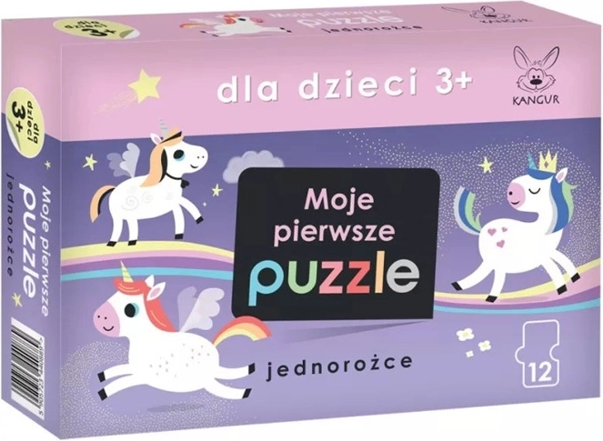Mein erstes Puzzle Einhörner 3+