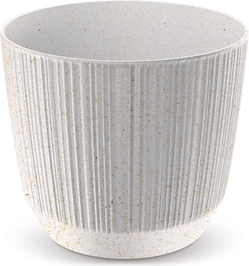 Blumentopf Ryfo Eco Wood 12,6 cm weiß