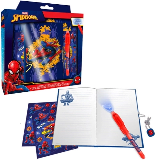 Gedenkbuch mit Zauberstift SPIDER-MAN