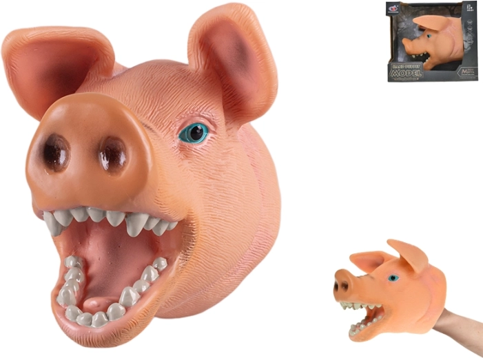 Handpuppe Schwein 18 cm