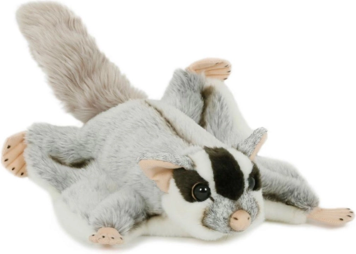 Plüsch-Flughörnchen grau 38 × 27 cm
