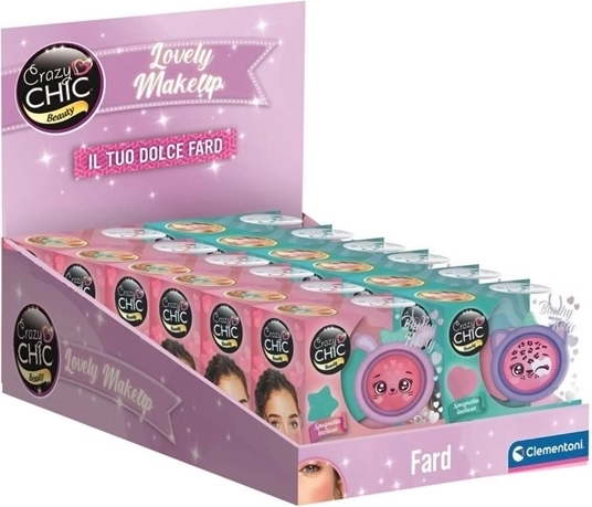 Clementoni Crazy Chic kreatives Kosmetikset zum Mischen von Make-up-Farbtönen – Pink