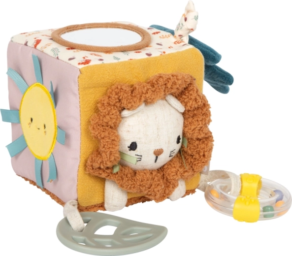 Small foot Stoff-Spielwürfel Löwenbaby mit Aktivitäten
