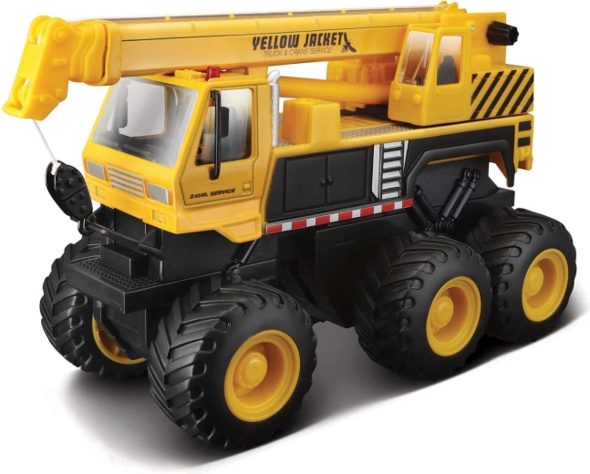 Maisto Builder Zone Quarry Monsters Nutzfahrzeug mit Kran