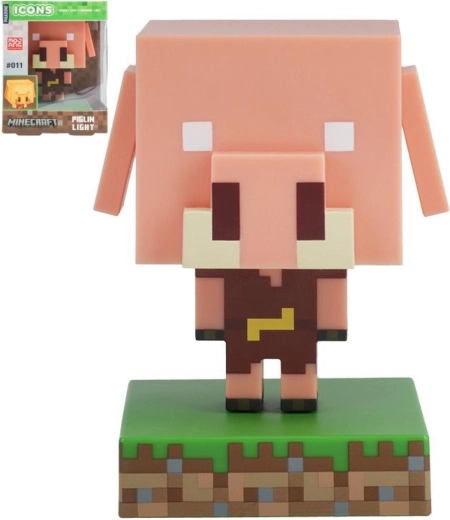 Minecraft Nachtlicht Schwein Icon Light 11 cm