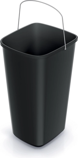 Abfalleimer Compacta Q Basic 25 l aus recyceltem Kunststoff