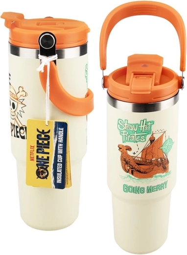 One Piece Reisebecher mit Henkel