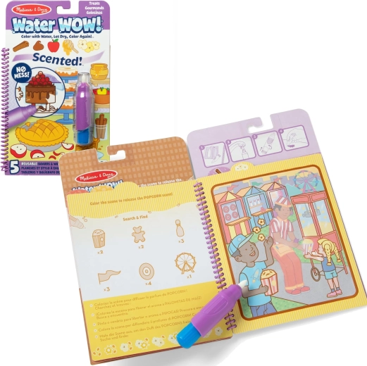 Melissa & Doug Water WOW! Duftende Wasser-Malbücher Desserts