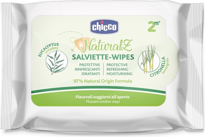 Chicco NaturalZ schützende und erfrischende Insektentücher 20 Stück
