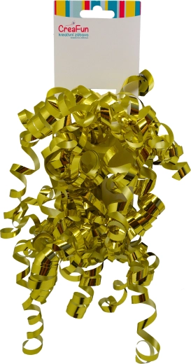 Geschenk-Metallschleife gold 6 mm, 2 Stk.
