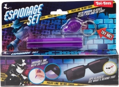 Spionageset mit Brille und UV-Stiften