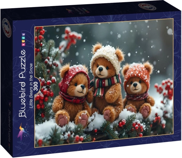 Bluebird Puzzle Bären im Schnee – 300 Teile
