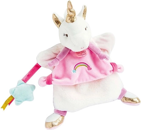 Doudou Plüsch-Handpuppe Einhorn