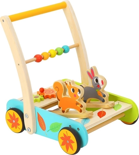 Babu Holz-Lauflernwagen Wald