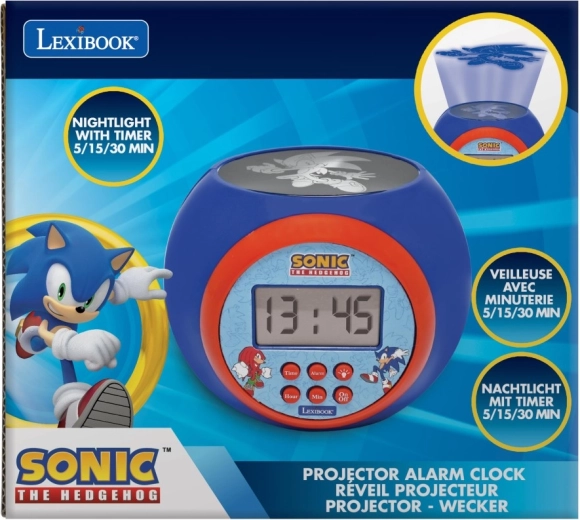 Lexibook Kinderwecker Sonic mit Deckenprojektor