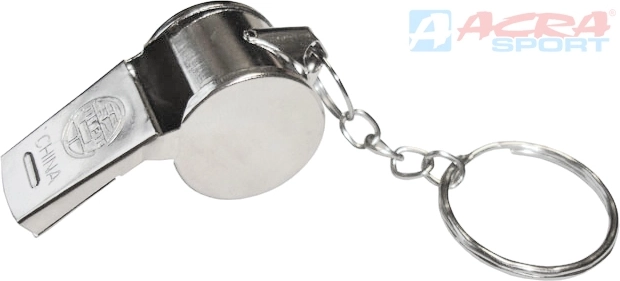 ACRA Sportpfeife aus Metall mit Kügelchen – 1 Stück