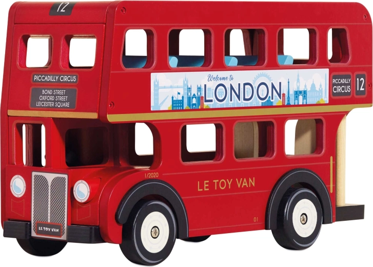Le Toy Van Holz-Doppeldeckerbus London für Kinder