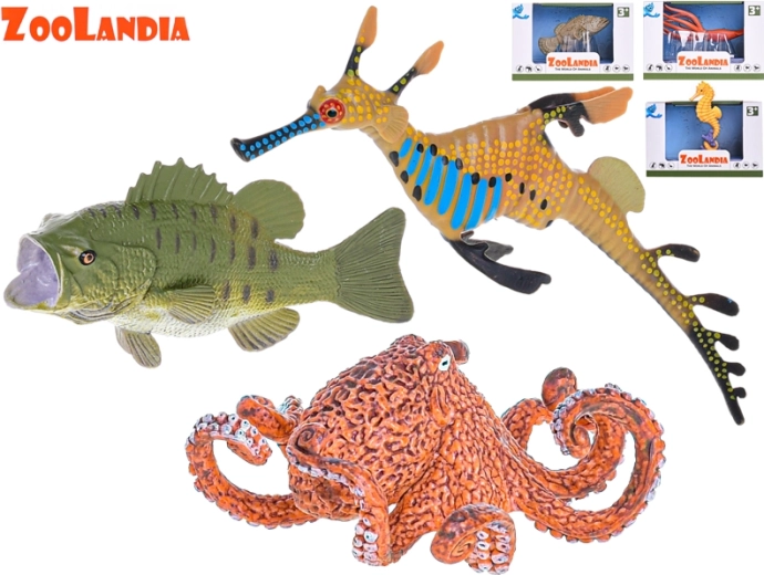 Zoolandia Meerestiere – Set aus Plastikfiguren fürs Aquarium