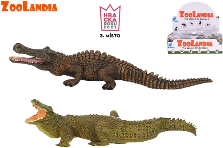 Zoolandia Krokodil-Figur 21–23 cm