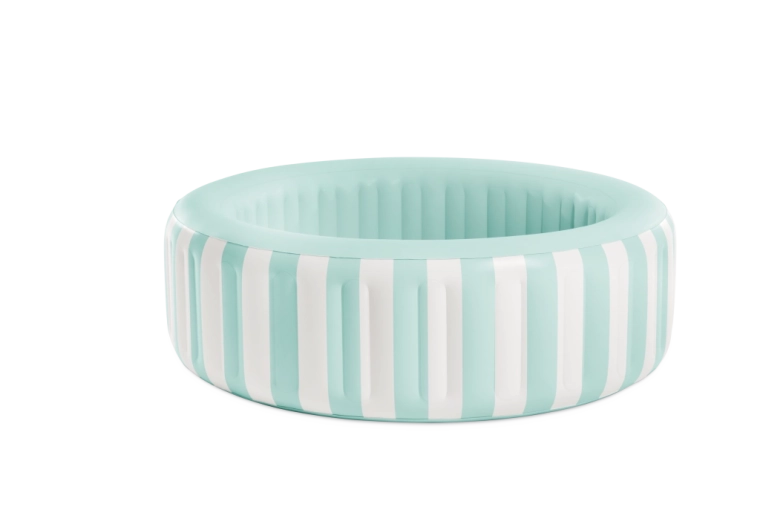 Aufblasbares Kinderplanschbecken Coastal Luxe, gestreift