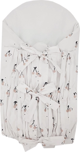 EKO Baumwoll-Wickeldecke mit Kokoseinlage cherry 75 × 75 cm