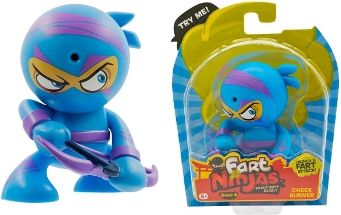 Fart Ninjas Figur mit Sound „Cheek Burner“