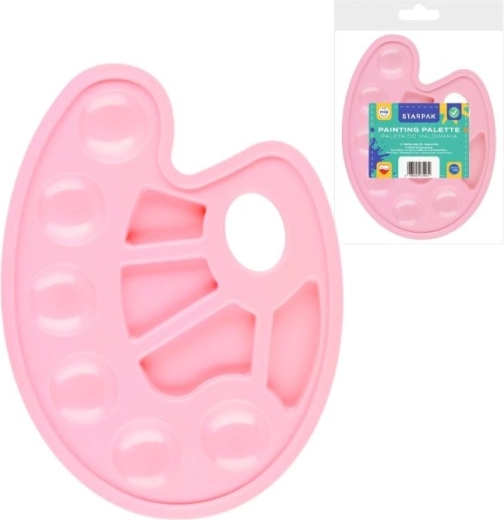 Malpalette rosa - 1 Stück