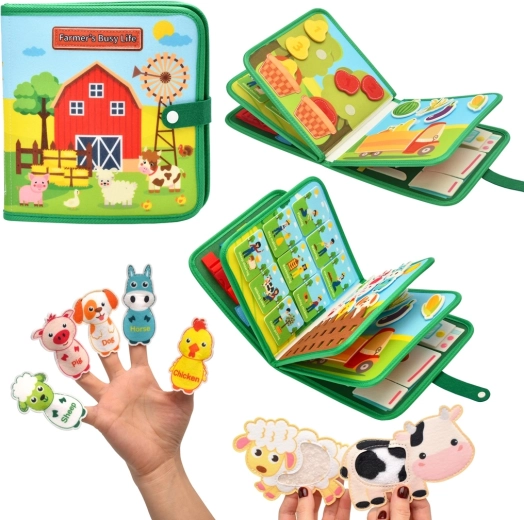 2Kids Toys sensorisches Busy-Buch Bauernhof