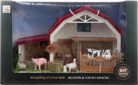 Farm-Set mit Tieren