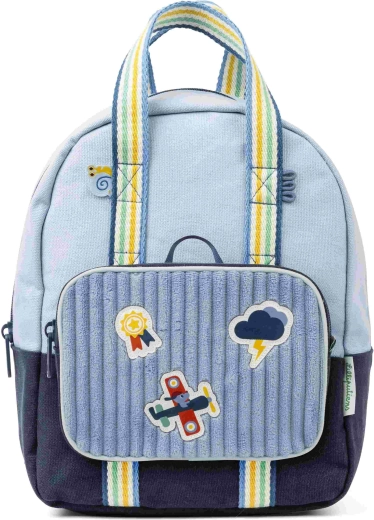 Lilliputiens Kinder-Rucksack Mix & Match blau