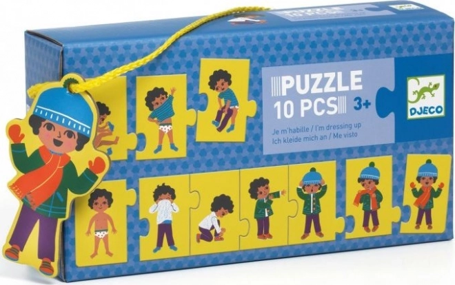 Kinderpuzzle Anziehen 10 Teile Djeco