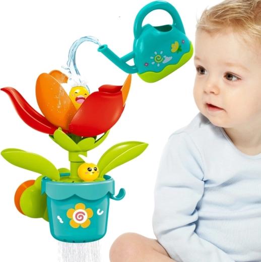 Badespielzeug Woopie Baby blühende Blume mit Gießkanne
