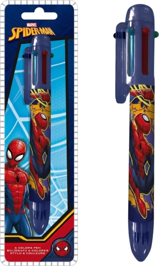 Sechsfarbiger Kugelschreiber Spider-Man