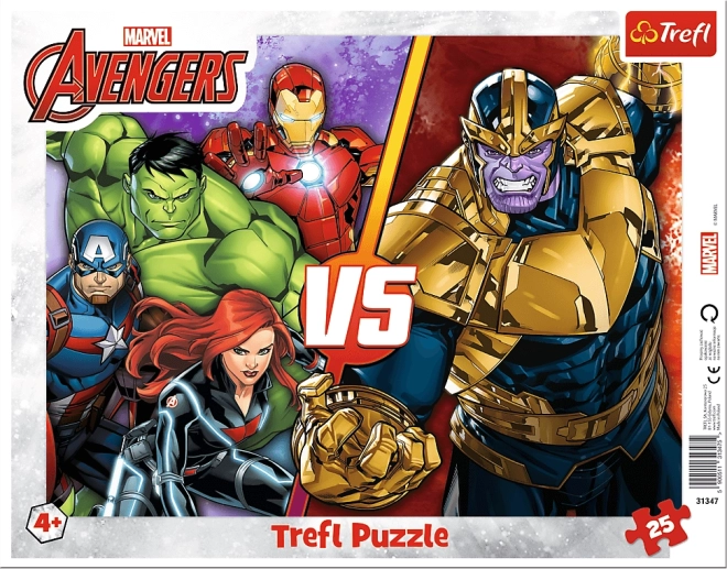 Puzzle Unbesiegbares Team Avengers 25 Teile