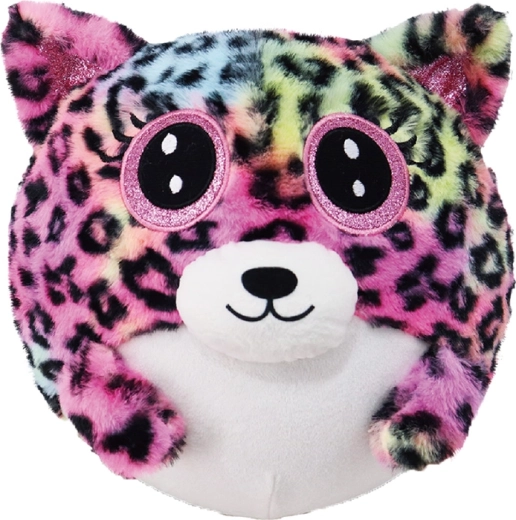 Aufblasbarer Plüsch-Teddybär mit Leopardenmuster 15 cm