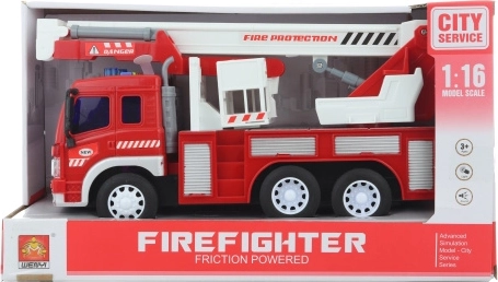 Batteriebetriebenes Feuerwehrauto mit Licht und Sound