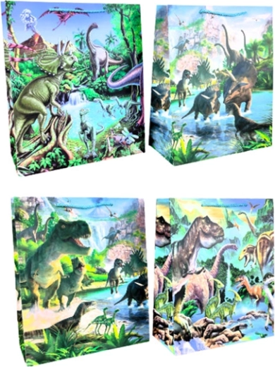 Geschenktasche mit Dinosauriermotiv