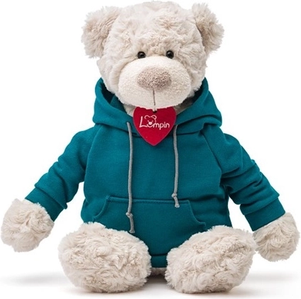 Woodyland Plüschbär Spencer im blauen Hoodie 36 cm