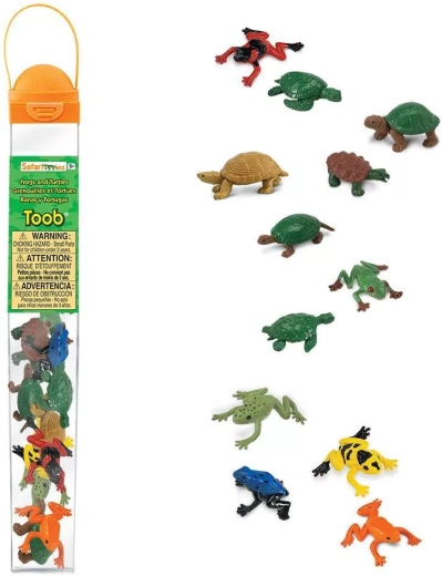 Safari Ltd. Toobs Röhre Frösche und Schildkröten
